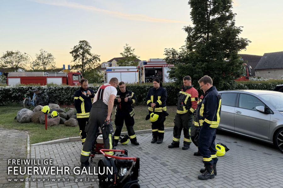 Ausbildung mit der Feuerwehr Mittenwalde